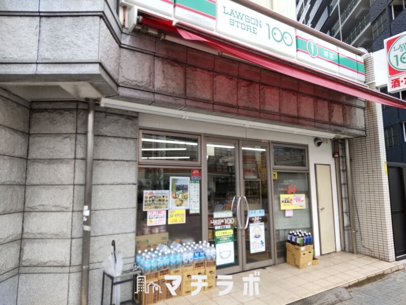 コンビニ　ローソンストア100 新栄二丁目店（コンビニ）まで154m