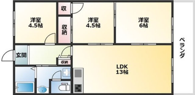 グランレナジア姫路の間取り写真