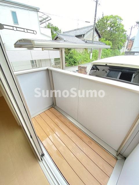 バルコニー　落ち着いた時間を過ごせるバルコニーです