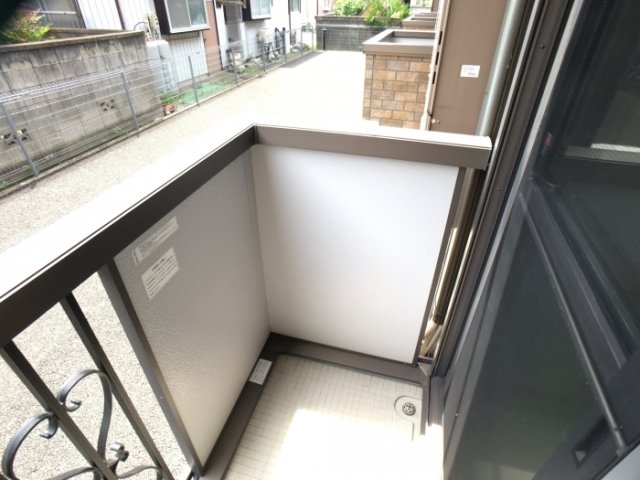 バルコニー　落ち着いた時間を過ごせるバルコニーです