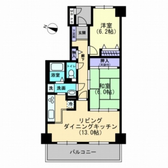 サーパス沼田の間取り写真