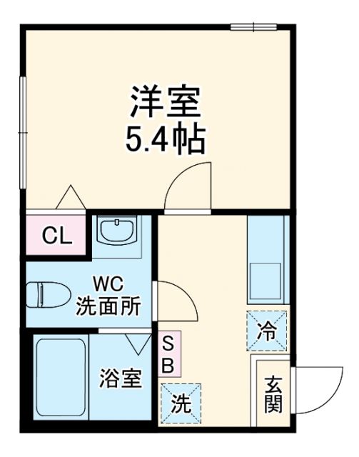 LaVieEstBelle横浜白楽の間取り写真