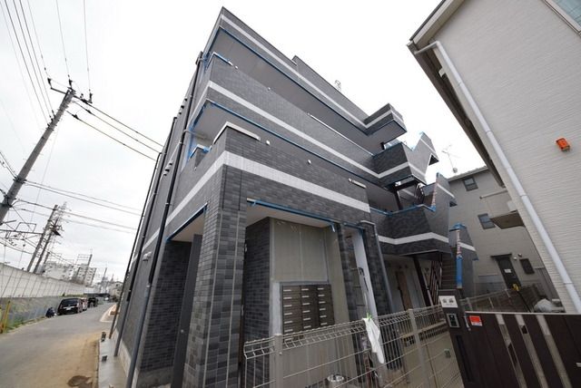 建物外観　建築時の写真です