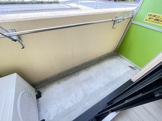 バルコニー　※別部屋の写真です