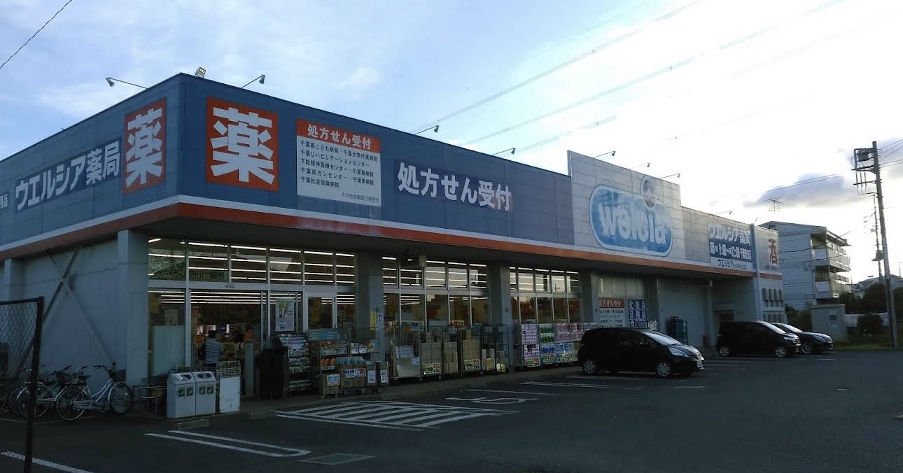ドラックストア　ウエルシア千葉誉田店（ドラッグストア）まで1373m