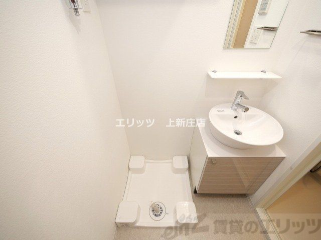 洗面設備　洗濯機置き場