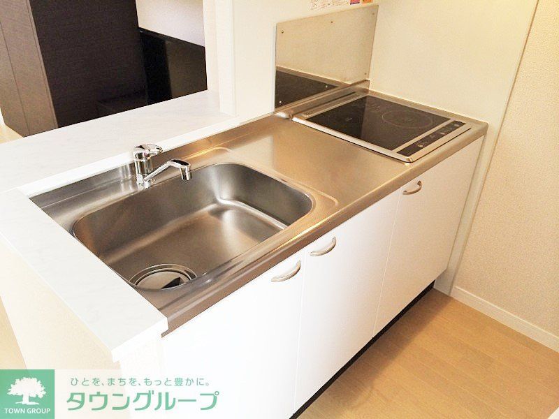 キッチン　ひろびろキッチン、もちろん2口コンロ