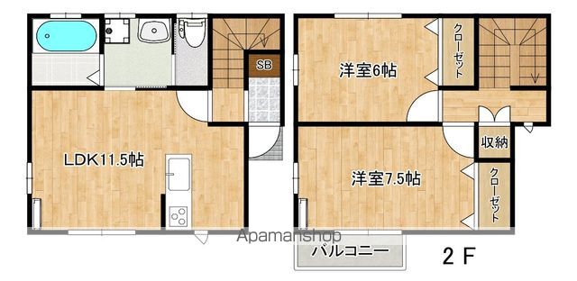 ユニックス新館の間取り写真