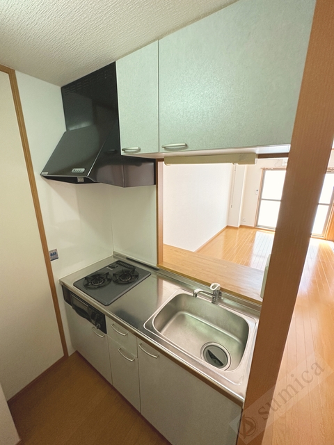 キッチン　２口システムキッチンでお料理楽しく♪♪