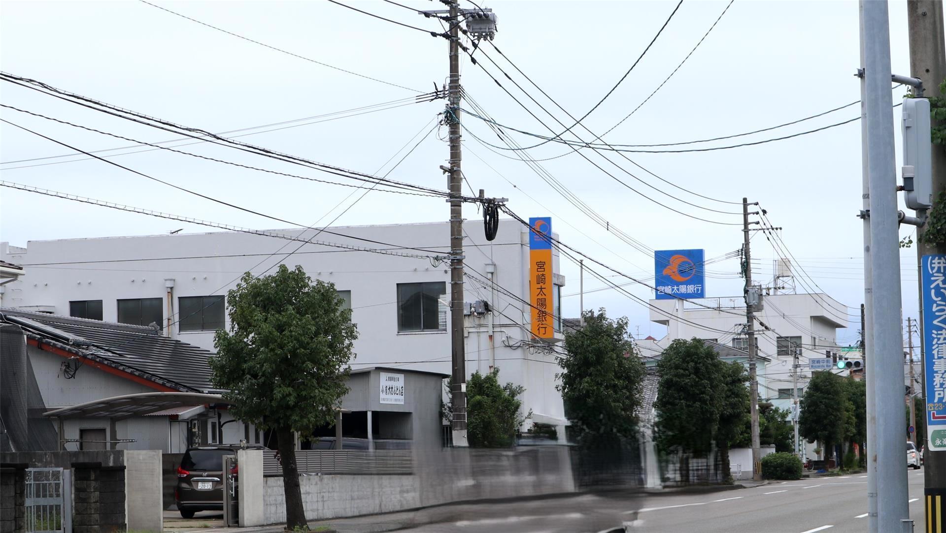 銀行　宮崎太陽銀行　堀川町支店（銀行）まで450m
