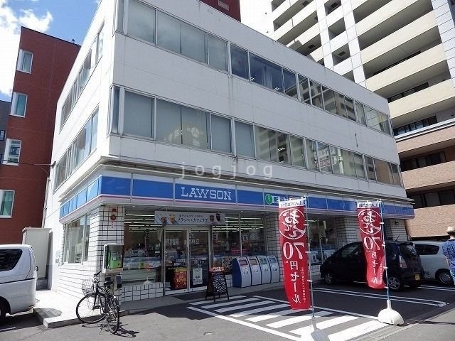 コンビニ　ローソン札幌北10条店（コンビニ）まで438m
