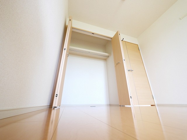 収納　たっぷりとした収納スペースです