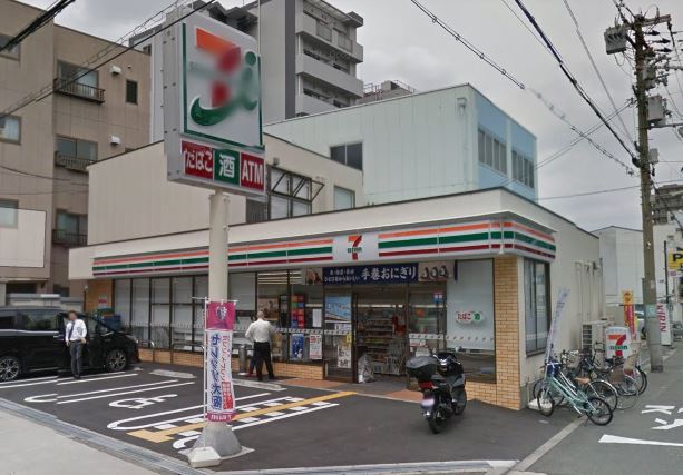 コンビニ　セブン－イレブン 大阪大淀中店（コンビニ）まで82m