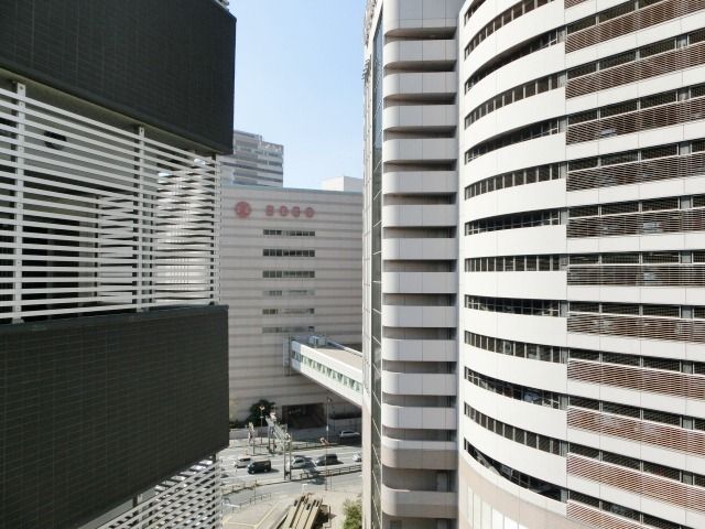 眺望　バルコニーからの眺望。