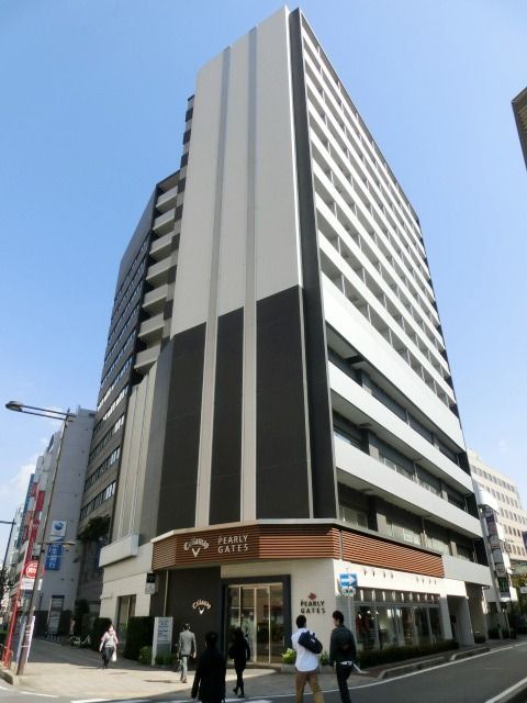 建物外観　千葉駅５分のオートロックマンション。