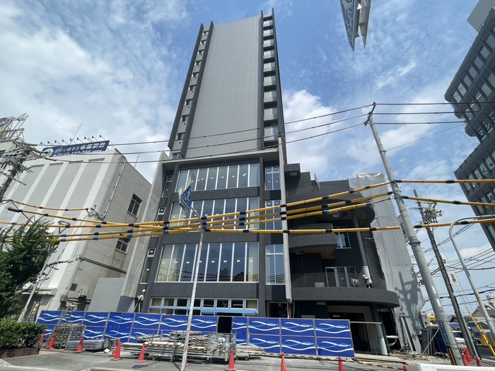 建物外観　建築中