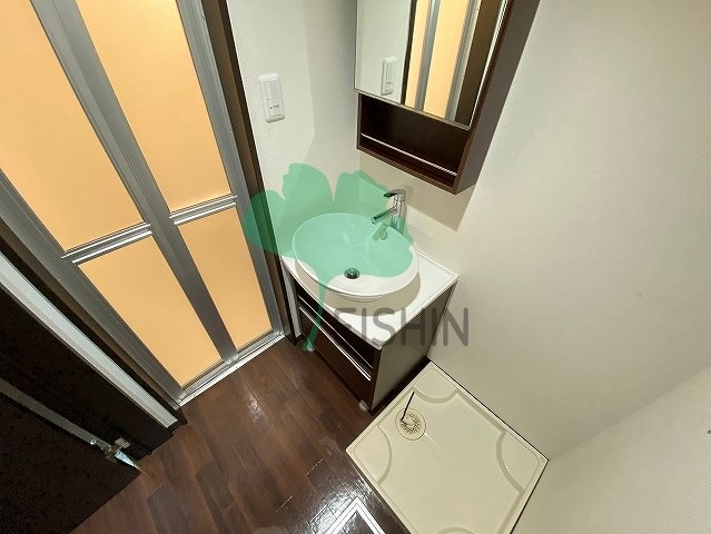 洗面設備　シンプルで使いやすい洗面台です！