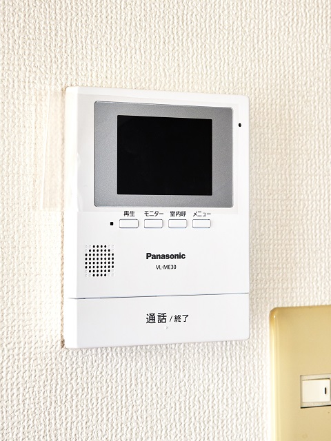 セキュリティ　カラーモニター付インターホンを新設しました♪