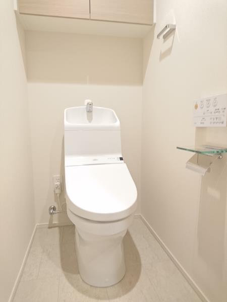 トイレ　ゆったりとした空間のトイレです