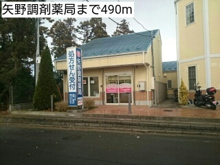 ドラックストア　矢野調剤薬局（ドラッグストア）まで490m