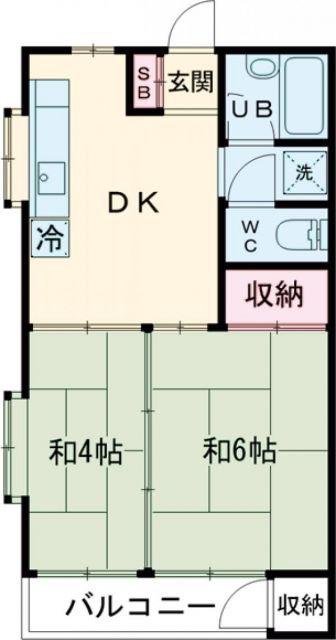 青葉マンション2号館の間取り写真