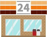 コンビニ　ローソン福岡東浜一丁目店（コンビニ）まで805m
