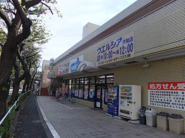 ドラックストア　ウェルシア薬局浮間店（ドラッグストア）まで439m