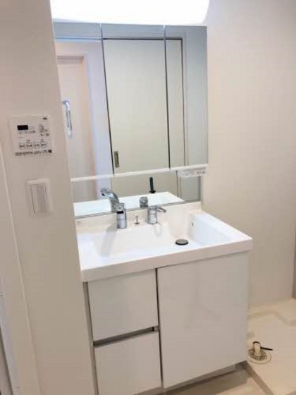 洗面設備　※他号室の写真です