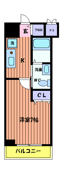 LaSante立川の間取り写真