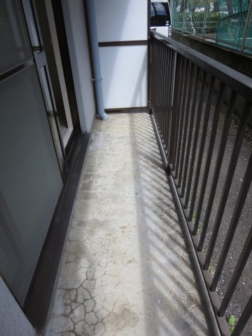 バルコニー　同間取り違う階のお部屋、バルコニー