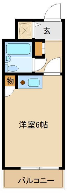 小田急小田原線 本厚木駅 徒歩13分 9階建 築36年の間取り写真
