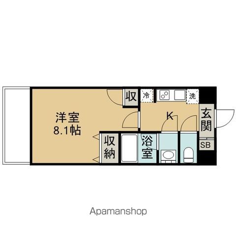 ＪＲ鹿児島本線 博多駅 徒歩12分 10階建 築19年の間取り写真