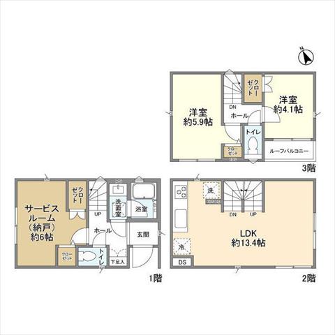 Kolet長後03の間取り写真