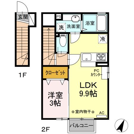 ルーメンベルクの間取り写真