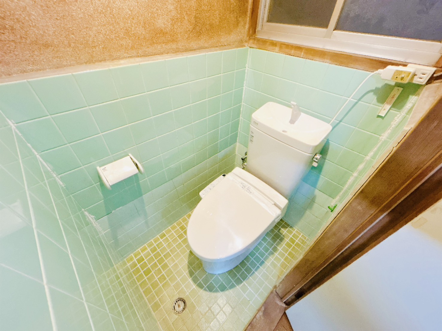 南海本線 忠岡駅 徒歩13分 2階建 築53年のトイレ写真