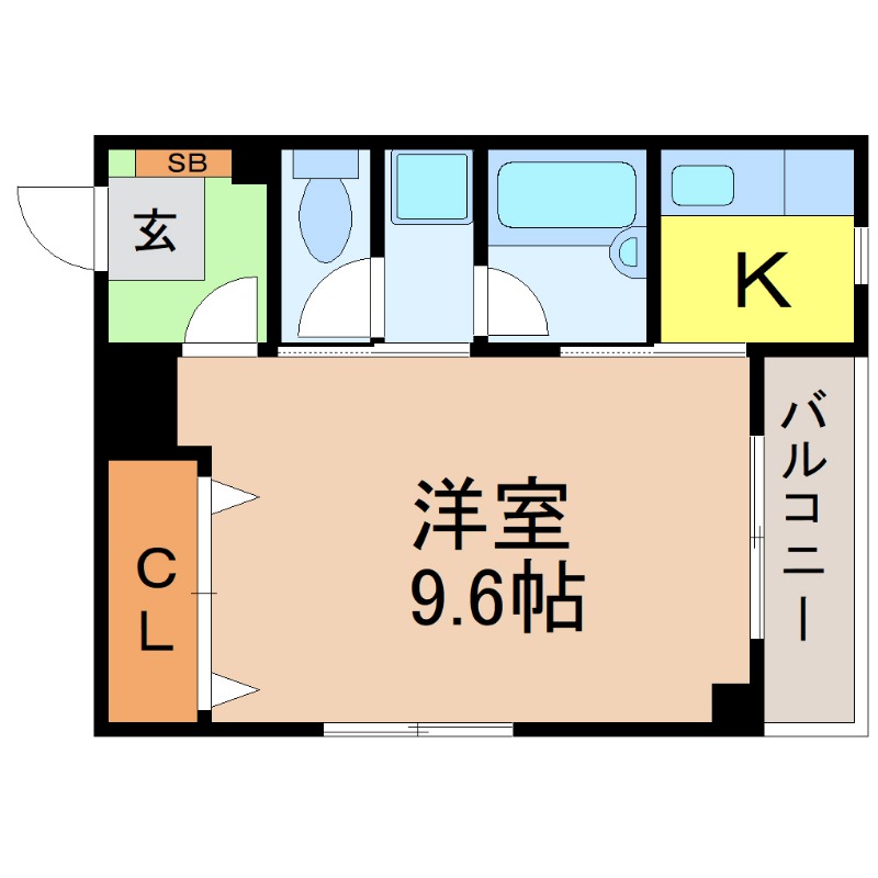 地下鉄鶴舞線 御器所駅 徒歩10分 4階建 築30年の間取り写真