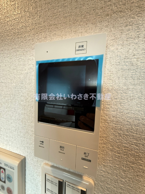 セキュリティ　モニター付きインターホン