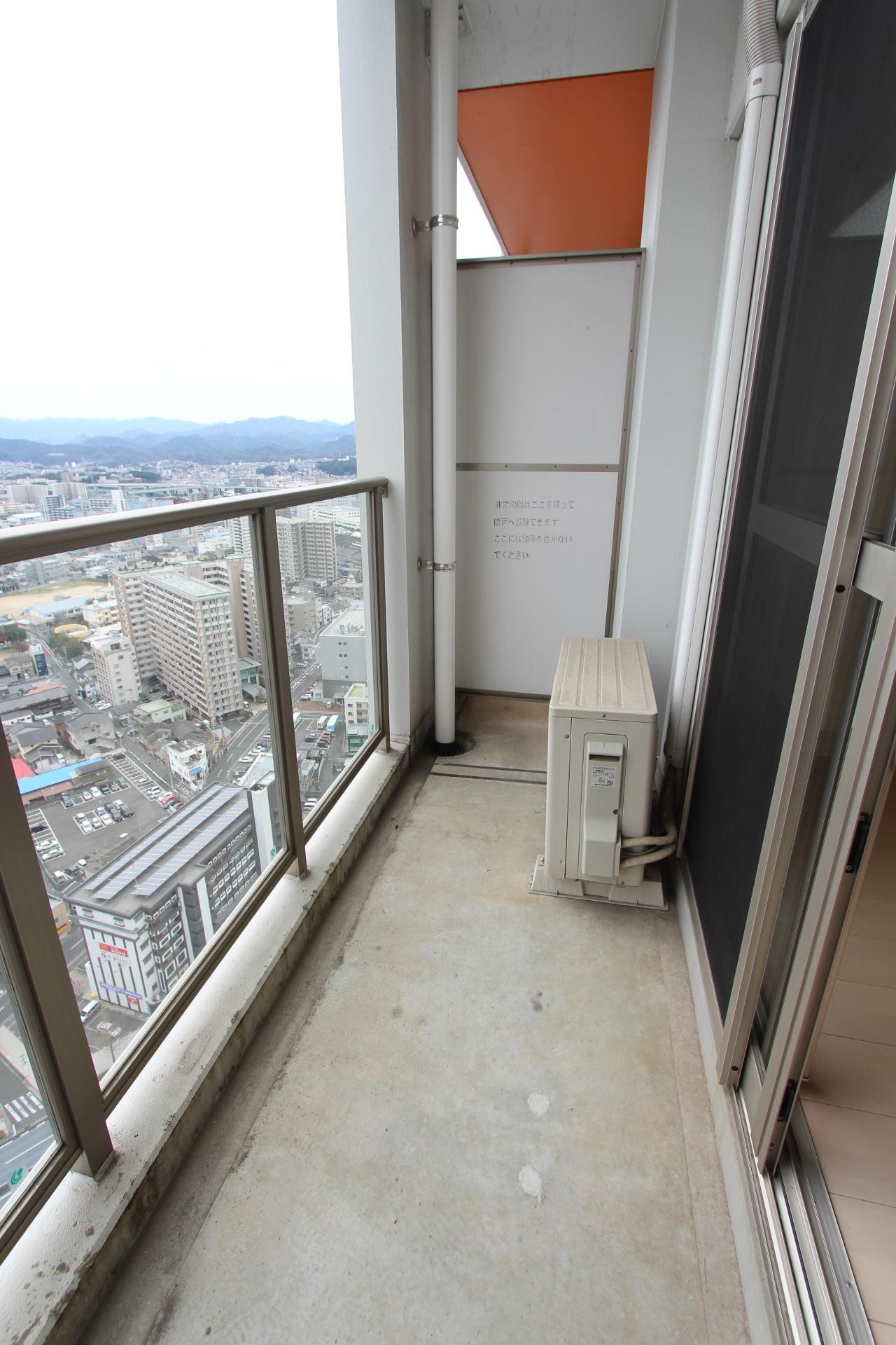 バルコニー　同タイプ別部屋写真です。現況優先となります。
