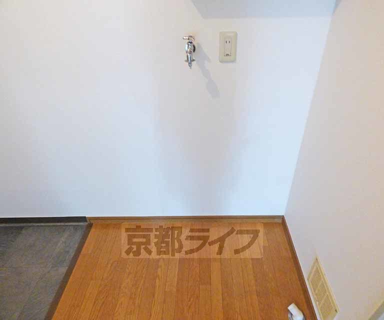 その他設備　洗濯機置けます。