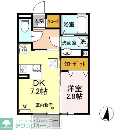 カーサヴェールの間取り写真