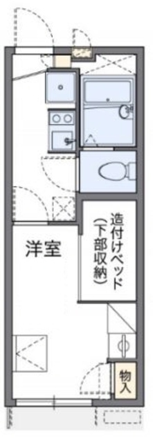 レオパレス野崎通Bの間取り写真