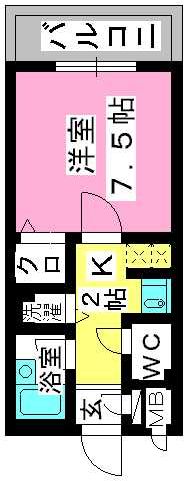 プレデュパルク壱番館の間取り写真