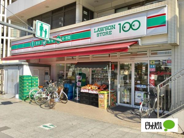 コンビニ　ローソンストア１００御器所店（コンビニ）まで70m