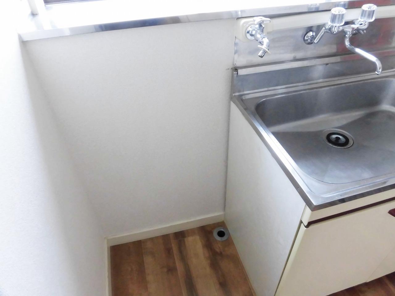 洗面設備　洗濯機置場