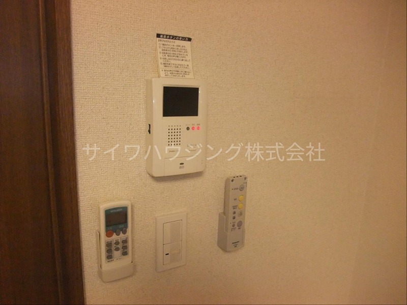 セキュリティ　退去予定の為、他号室の過去の参考写真になります。