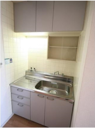 大阪モノレール本線 少路駅 徒歩9分 8階建 築44年のキッチン写真