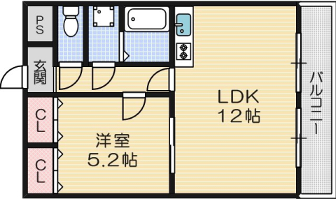 ラポールSETTSUの間取り写真