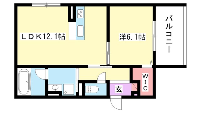 阪急宝塚線 服部天神駅 徒歩8分 3階建 新築の間取り写真