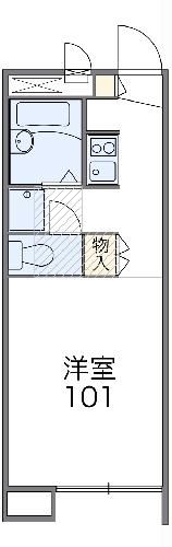 レオパレス国立東の間取り写真