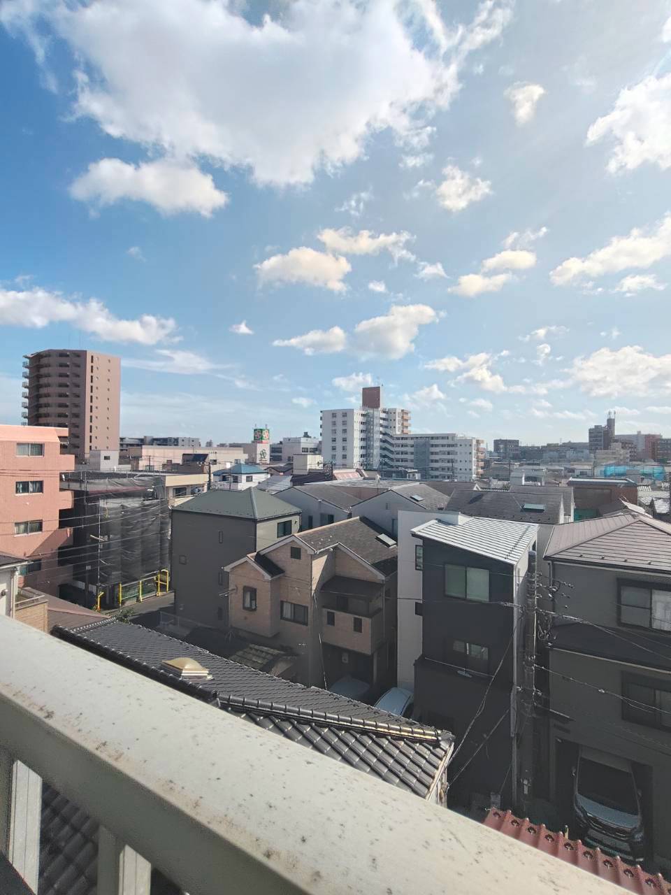眺望　4階からの景色は最高☆